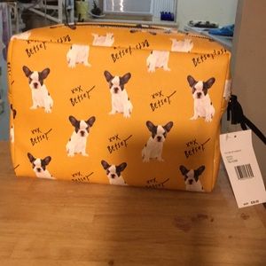 Betsey Johnson Yellow French Bulldog bag